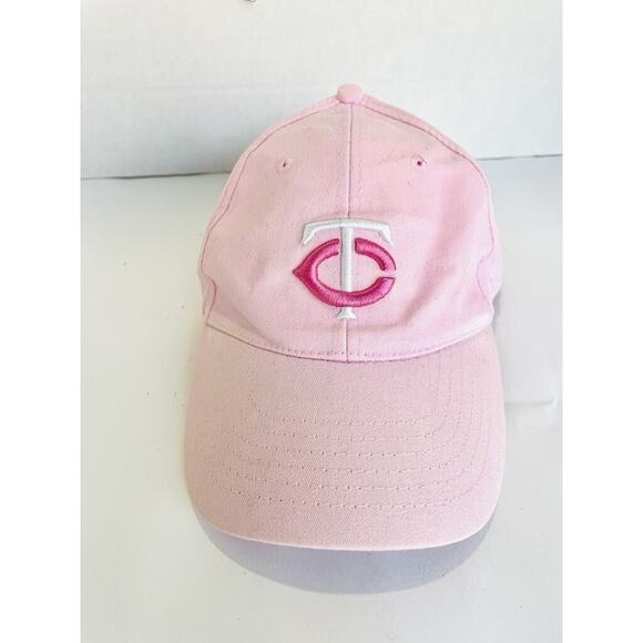 Minnesota Twins MLB Pink MOA Baseball Cap Hat Strapback - Picture 1 of 5